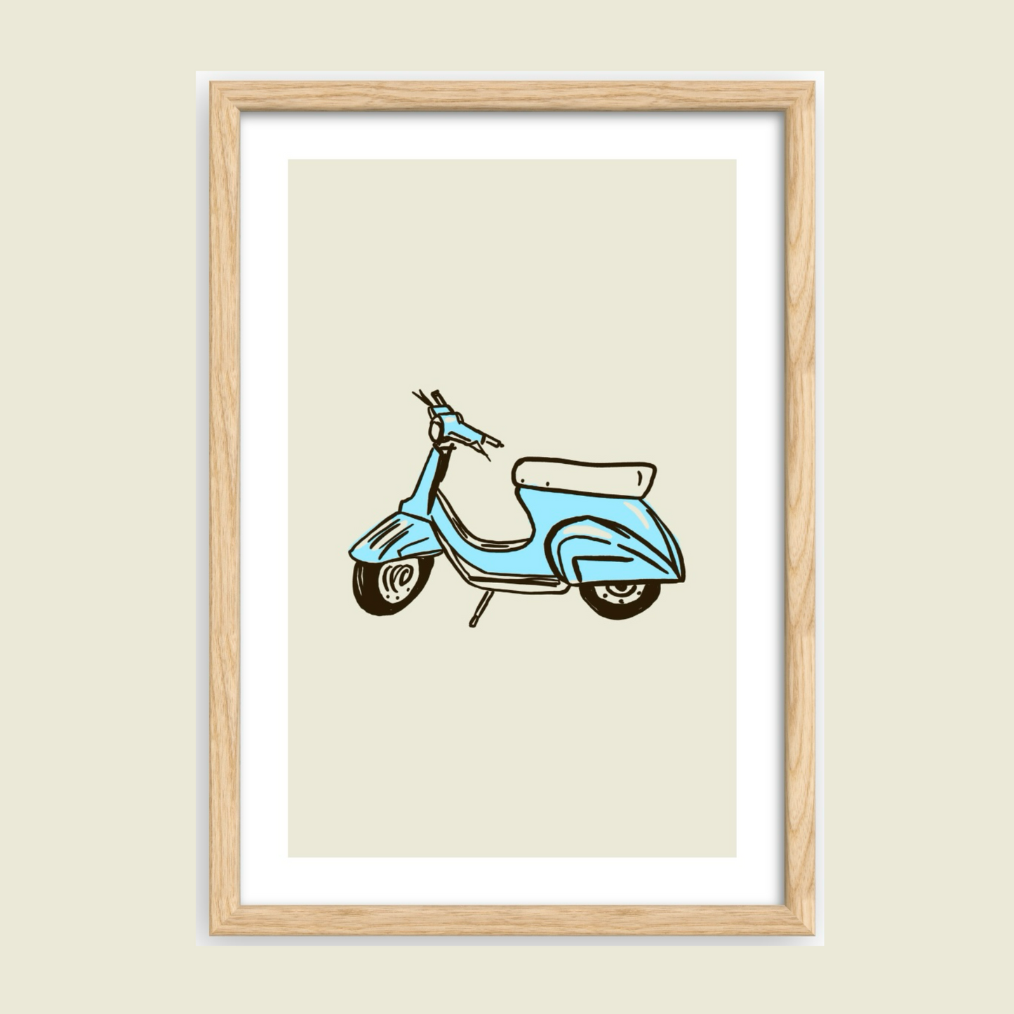 blu vespa