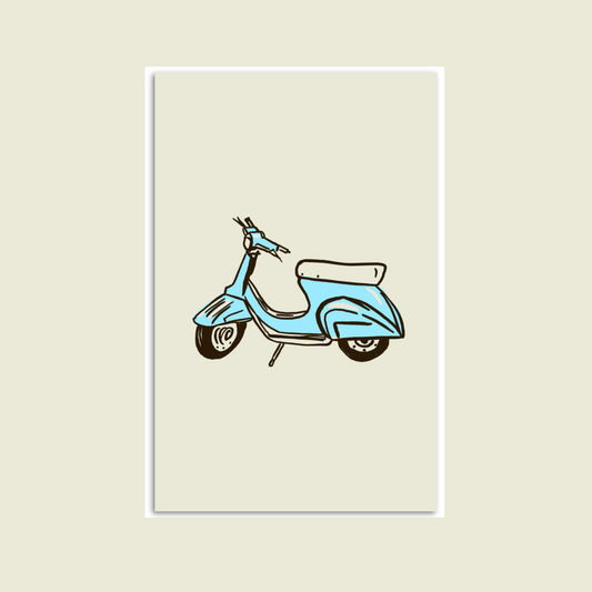 blu vespa